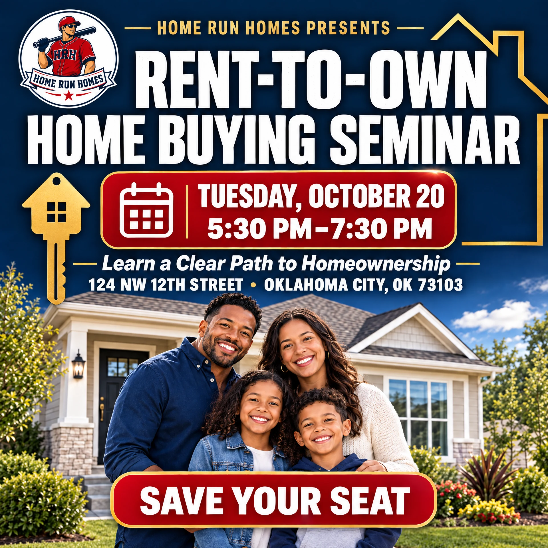 Rent-to-Own Home Buying Seminar, Tuesday, October 20, 5:30 PM to 7:30 PM in Oklahoma City